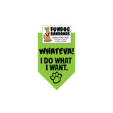 Wholesale 10 Pack - Whateva!  I DO WHAT I WANT Bandana