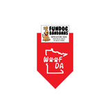 Wholesale 10 Pack - Woof Da Bandana - Assorted Colors - FunDogBandanas