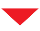 Solid Color Bandana (blank/no imprint & not tagged) Made in USA